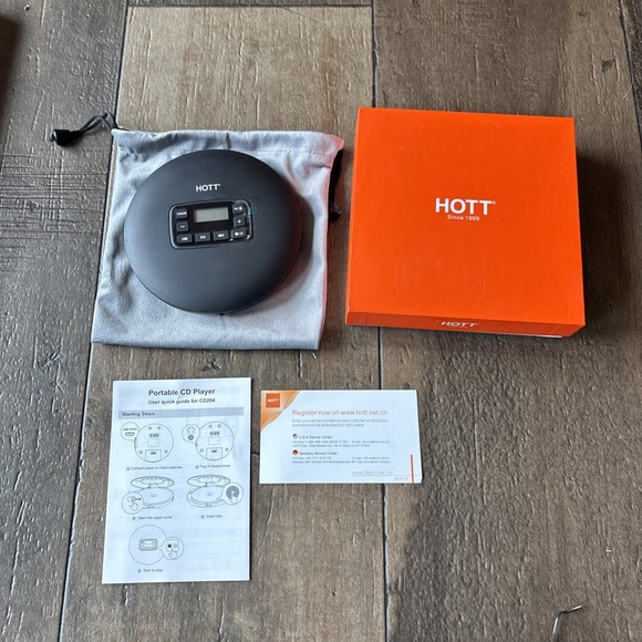Hottie Other - HOTT CD204 Portable CD Player Personal Compact CD Player